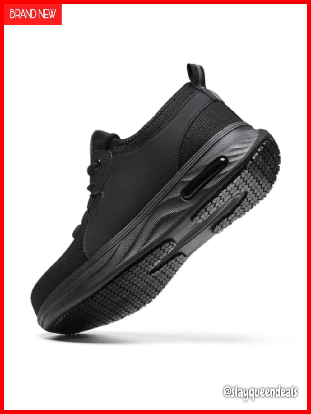 Wide Non Slip Waterproof Work Shoes Slip Resistant Chef Sneakers